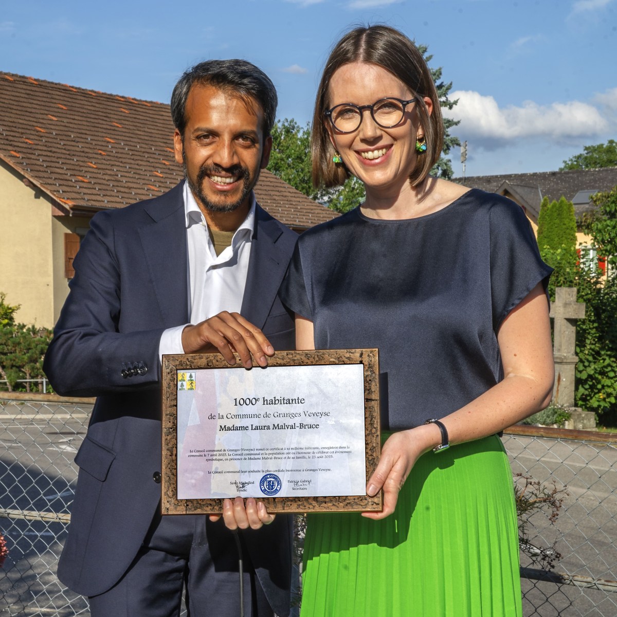 Granges a franchi le cap des 1000 habitantes et&nbsp;habitants
